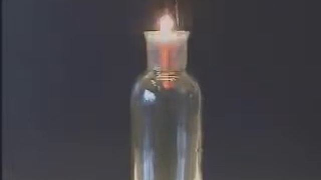 Горение свечи в кислороде смотреть онлайн