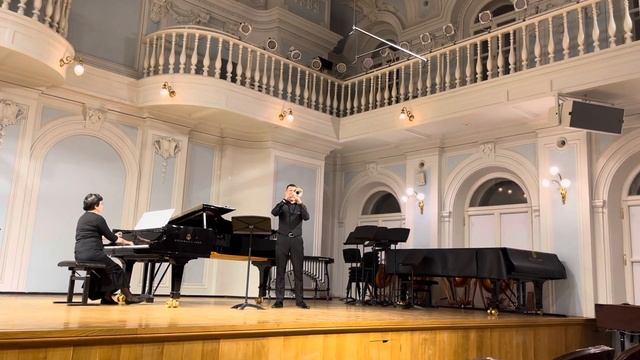 Р. Щедрин «В подражание Альбенису» (переложение для трубы и ф-но Т. Докшицера) Исп. Степан Бачевич. смотреть онлайн