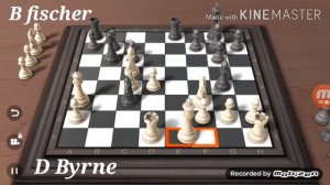 CATUR TERBAIK B. FISCHER ~ D. BYRNE VS B. FISCHER