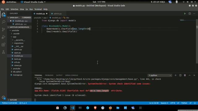 django models | Tamil | tutorial 8
