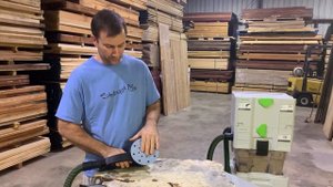 Festool Rotex Sander RO 150 Review - Sanding Buckeye Burl
