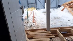 Построили дом 6х6 с этажом лофт и террасой 6х2 в Кирово-Чепецком р-не.