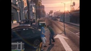 gta 5 показываем средний палец прохожим