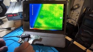 Проверка тепловизором платы управления HDD 3,5. Seek Thermal.