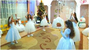 "Снег кружится" танец Снежинок