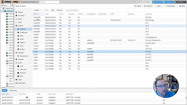 Basic Network Interface Configuration In Proxmox