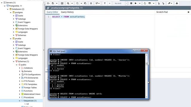 MAS COMANDOS DE BASE DE DATOS DESDE EL SQL SHELL - CURSO DE POSTGRESQL - VIDEO 03 смотреть онлайн