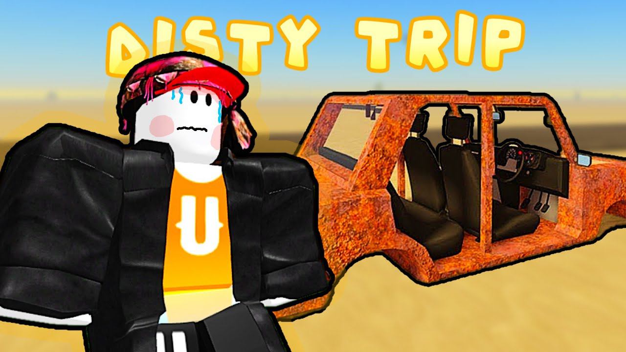 Я Выживаю  в ПУСТЫНЕ  в Dusty trip Roblox ☀️