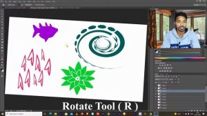 How To Use the Hand & Rotate Tool In Photoshop CC In Telugu || Photoshop For Beginners In Telugu