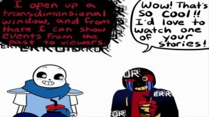 Undertale Comic - [Ask Error Sans] [Toriel?]