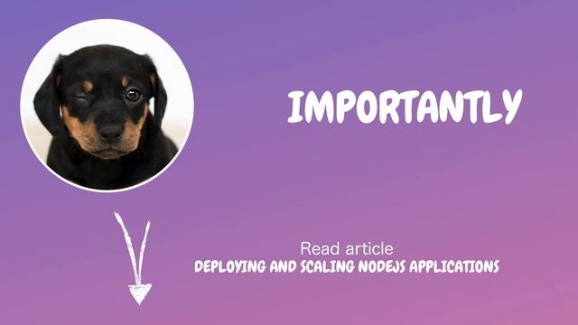 Deploying and scaling Node js applications