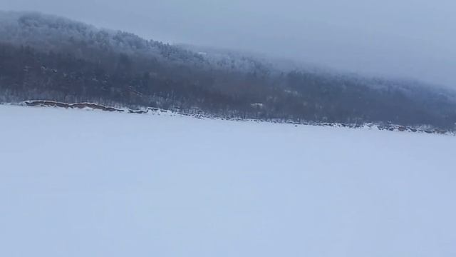 Снегоход #РАЗГУЛЯЙ на Волге! Еду с рыбалки!))) смотреть онлайн