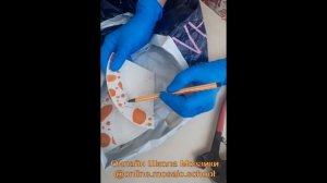 Как колоть фарфор для мозаики. Мастер-класс