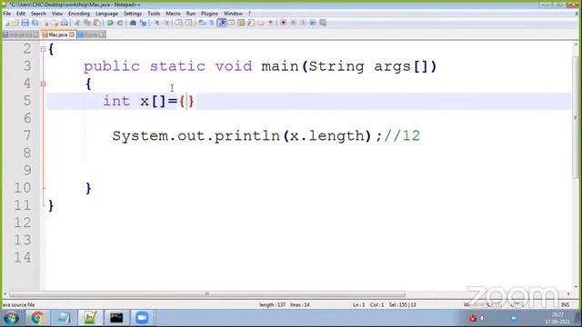 Day 5 : Java Workshop  by Kumar Sir | Arrays in Java | CNC WEB WORLD
