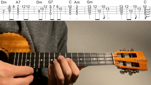 【Ukulele Solo Cover TAB】"Eternal Flame" - The Bangles 【Difficulty 4/5】 смотреть онлайн