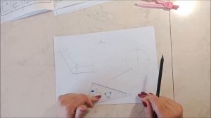 Построение сопряжения двух прямых, прямой и окружности