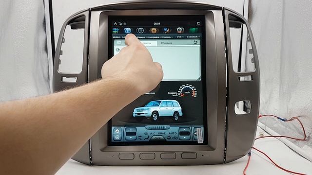 Штатная магнитола в стиле Tesla Lexus LX-470 (2002-2007) 2/32Gb Android (левый руль) CF-3219 смотреть онлайн