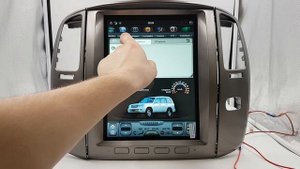 Штатная магнитола в стиле Tesla Lexus LX-470 (2002-2007) 2/32Gb Android (левый руль) CF-3219