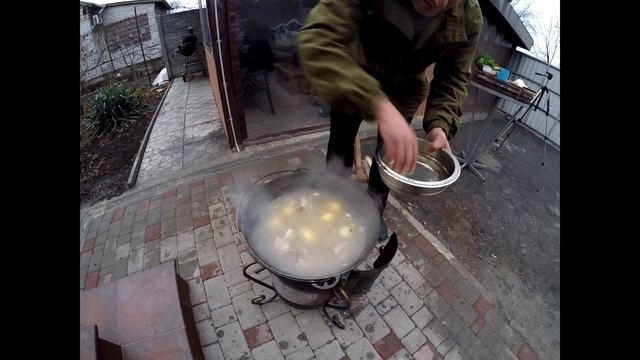 ШУРПА НА КОСТРЕ в КАЗАНЕ. смотреть онлайн