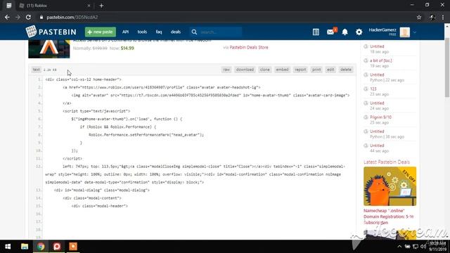 How To Get Unlimited Free Robux With Pastebin 2019 - 2020 [No Download] смотреть онлайн