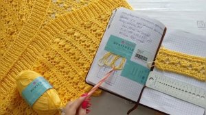 🌷Жилетка узором " ЖЁЛТЫЕ ТЮЛЬПАНЫ" крючком.🌷