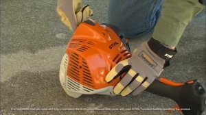 STIHL FS 70 Trimmer   How to Start