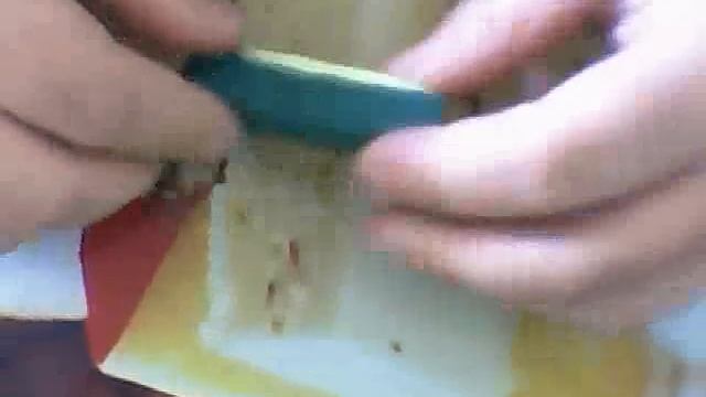 Полосатый кейн для бусин из полимерной глины смотреть онлайн