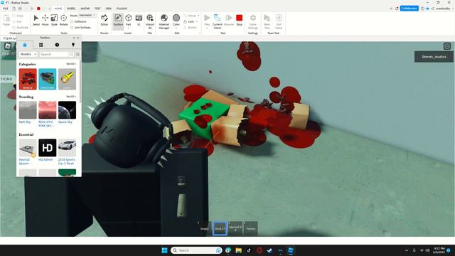 How to get your own G0re system in roblox studios! Free g0re system 0% scripting! (Link in desc) смотреть онлайн