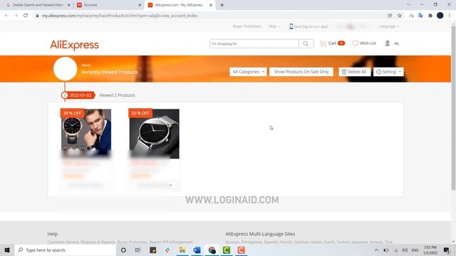 How To Delete Search & Viewed History On AliExpress | Clear Viewed Products History In AliExpress смотреть онлайн