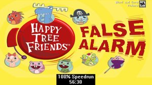 [Спидран] Happy Tree Friends: False Alarm 100% (speedrun) 56:30