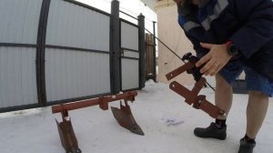 Обзор окучника ОУ-00.000-01 для мотоблока МТЗ.