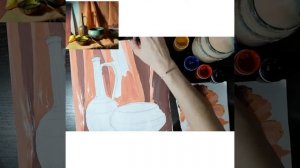 Декоративный натюрморт, 4 класс