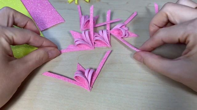 ЧУДЕСНАЯ❄️ Снежинка из фоамирана DIY Новогодние поделки 2022