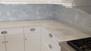 White Quartzite Countertops