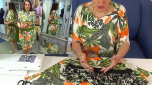 ЮБКА и БЛУЗКА по одной выкройке ? с простым кроем | Расход ткани 1,5 метр | Мастер-класс от Владанн