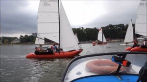 Катамараны Яркат на пляжном фестивале на озере Сенеж, Солнечногорск. 2019