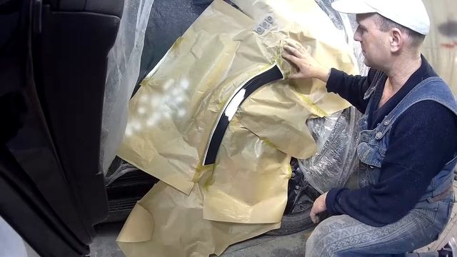 Рожок зад,.крыла,выкрас в переход. смотреть онлайн