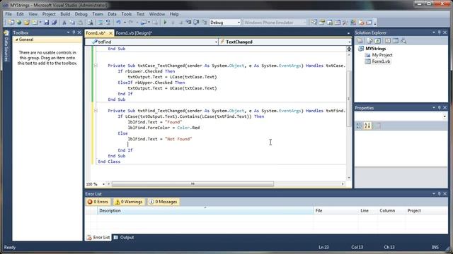 VB.NET Tutorial For Beginners - Strings & Basic String Manipulation (Visual Basic .NET)