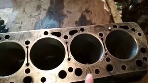 Сборка двигателя om616 Mercedes-Benz