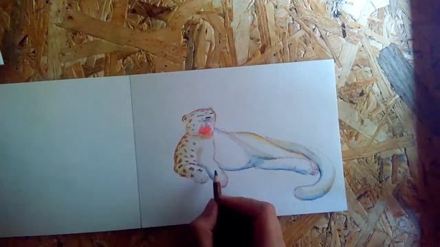 Сонный барс/ speed painting смотреть онлайн