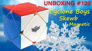 Unboxing №120 Cyclone Boys Skewb Magnetic. Обзор