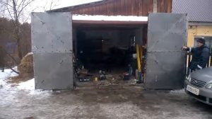 ворота трансформер в действии