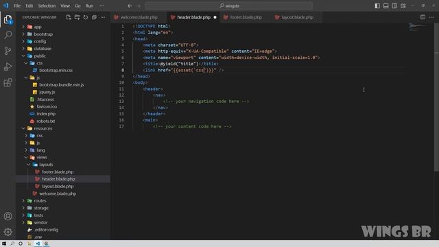 Laravel Tutorial 03: How to Add CSS and JS in Laravel