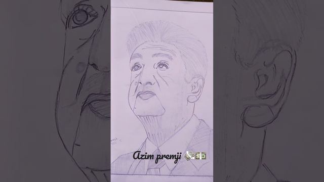 Azim Premji is an Indian business,🇮🇳 tycoon &philanthropist💵 #shortsviral#100kviews #viral #sketch