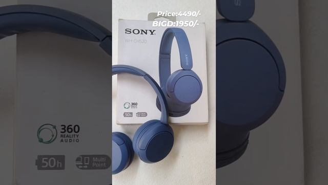 SONY WH-CH520 with 50 Hrs Playtime Bluetooth Headset (Blue, On the Ear) смотреть онлайн