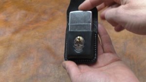 Чехол для зажигалки Zippo из кожи своими руками DIY leather zippo case