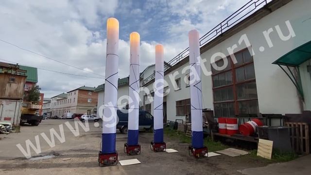 Осветительная установка на базе бензогенератора