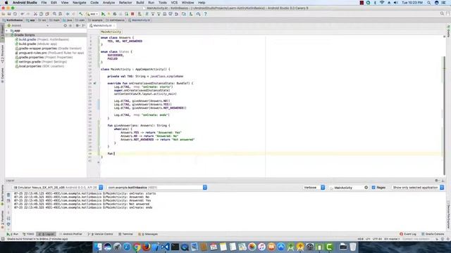 Kotlin Basic Syntax: Class - Enum Class Bengali