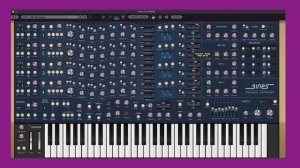 🎹 Sines Synth NO TALKING 🍒 Cherry Audio Sounds Demo @AGDugros