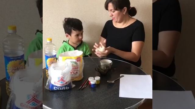 Мастер-класс по лепке из соленого теста  